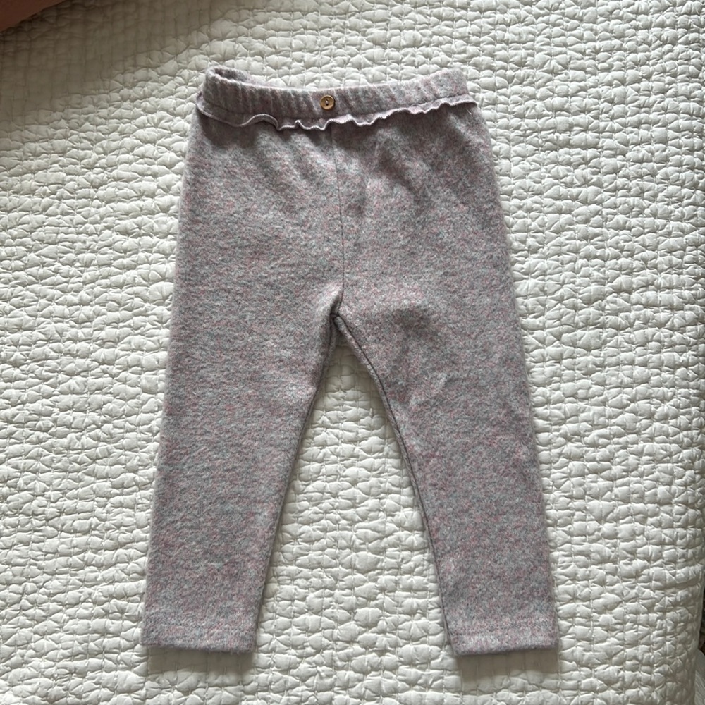 Zara Soft Touch Ruffle Leggings